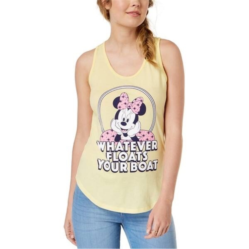 Disney Womens Whatever Floats Your Boat Tank Top L